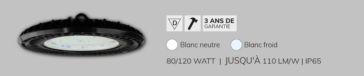 Luminaires LED pour salles de grande hauteur TOQ 