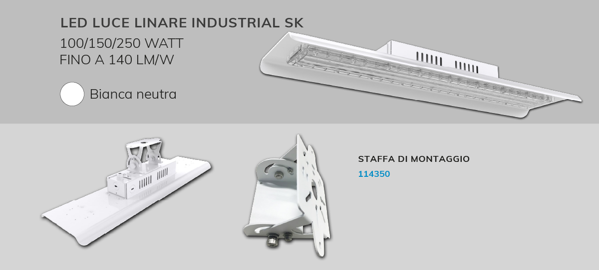 Illuminazione a LED industriale Linear